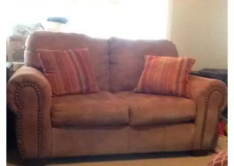 Love Seat, TV Stand, Large Chair